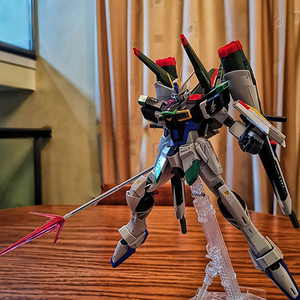 顺丰现货 大班8809炮装脉冲 剑装mg 1/100带水贴地台拼装模型玩