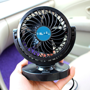 适用于车载风扇强力电扇汽车货车24伏12v小车通车用电风扇电动风