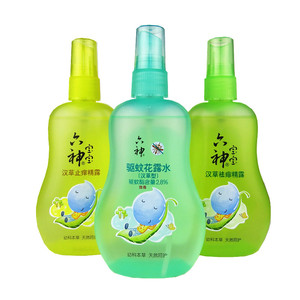 六神宝宝花露水祛痱止痒精露汉草型驱蚊水喷雾防蚊虫儿童蚊不叮