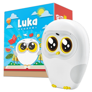 卢卡luka绘本阅读机器人猫头鹰点读机儿童早教机故事机学习机