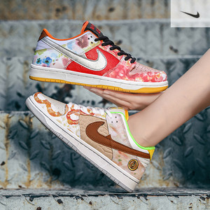 官网正版耐克aj板鞋女鞋春季warrior低帮情侣鞋食神鸳鸯鞋时尚韩