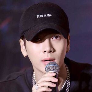 偶像练习生 got7王嘉尔同款teamwang字母刺绣棒球鸭舌帽 遮阳帽子