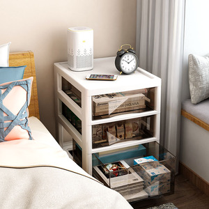 床头柜塑料抽屉式