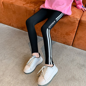 女童弹性紧身裤