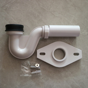 入墙式小便器下水管配件适用法恩莎小便斗下排改后排排水管连接件