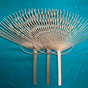 蚕丝扇骨架竹制团扇扇骨骨架 团扇半成品 手工制作扇子diy和风扇
