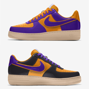 正品nike air force 1 af1定制款紫金配色科比纪念男女休闲板鞋