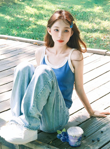 韩版hiphop撞色拼接吊带背心女夏季短款显瘦设计感休闲百搭上衣潮