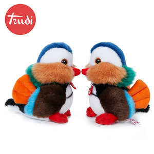 意大利trudi 鸳鸯毛绒玩具小鸟公仔可爱玩偶节日礼物娃娃送女友