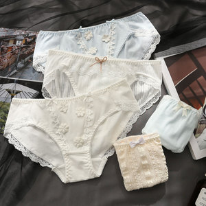 女士内裤透明白色
