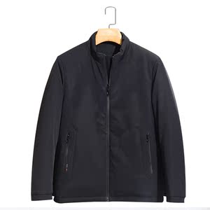 博尔顿羽绒服男士外套秋冬成熟稳重中老年双面穿羽绒服