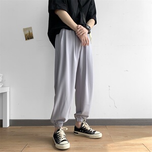 夏天九分卫裤男