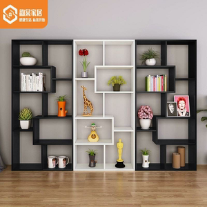 花格玄关镂空柜客厅隔断简约现代装修屏风卧室内餐厅装饰和的双面