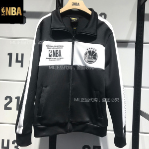 NBA国内专柜正品代购2019春男式开衫拉链休闲卫衣N191TJ110P