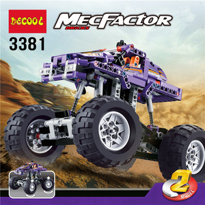 兼容乐高科技系列怪兽卡巨轮大脚越野车42005拼装积木玩具3381