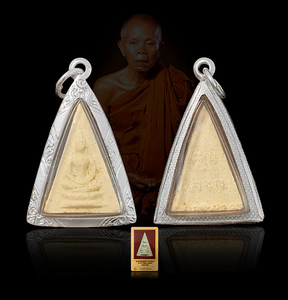 泰国佛牌真品 龙婆坤 南帕亚女王佛 原庙师傅手工崇迪 四面佛吊坠