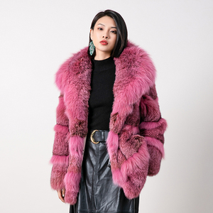 2023年新款lynx皮草加拿大猫短款衣服西装领紫貂龙猫高端大衣女