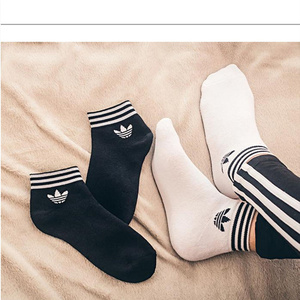 adidas阿迪达斯三叶草运动袜夏季新款男女袜透气中筒袜中邦袜子潮