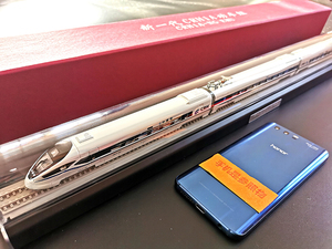 和谐号crh1a动车组仿真合金摆件收藏礼品模型静态火车工艺纪念品