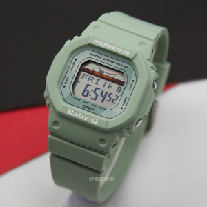 卡西欧抹茶绿小方块babyg防水运动女表blx-560-3/1/7/bgd-560-570