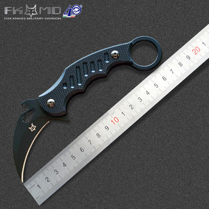 意大利进口fox狐狸虎爪直刀 多功能小直刀 户外多用工具fx-598