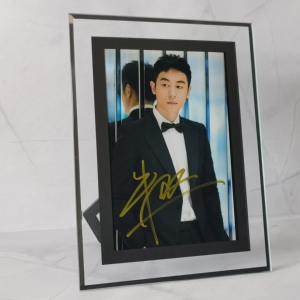 朱亚文签名照亲笔签名无仿非印刷保真明星周边收藏送人礼泡泡文娱