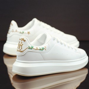 supreme香港代购正品同款男鞋女鞋小白鞋情侣鞋增高板鞋厚底休闲