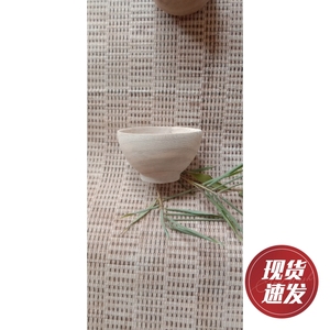 木胎茶杯漆器大漆茶杯漆艺彩绘胚漆画胚金缮材料微瑕diy新品订制