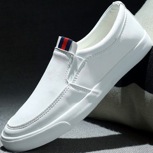 白色单皮鞋男
