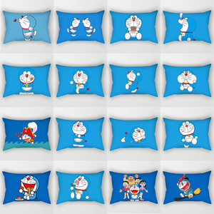 哆啦A梦蓝胖子叮当猫卡通动漫机器猫抱枕套靠垫护腰枕头儿童礼物