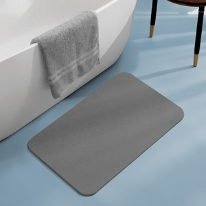 硅藻泥硬吸水垫硅藻土浴室防滑速干脚垫卫生间门口吸水厕所地垫