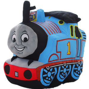 托马斯小火车头毛绒玩具公仔玩偶卡通抱枕娃娃儿童节生日礼物男孩