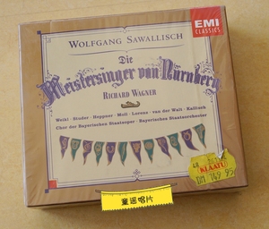 EMI德 4CD 瓦格纳 纽伦堡的名歌手 萨瓦利什 Sawallisch