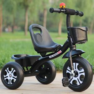 儿童自行车三个轮婴儿车刹车玩具多功能加厚充气轮三角小童牢固