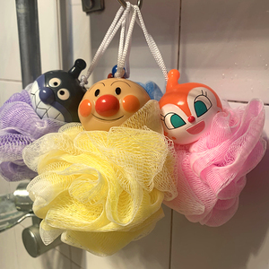 日本面包超人宝宝儿童泡澡球泡浴球细菌小子沐浴球入浴球沐浴花