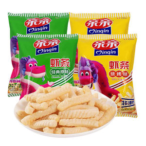 亲亲虾条40g许愿神龙版非油炸膨化食品儿时怀旧休闲零食馋嘴小吃