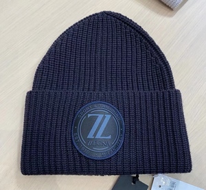 正品代购 杰尼亚zegna 男款男士羊毛毛线帽子