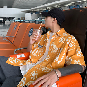 00tb9388520811淘宝以你的心诠释我的爱bkpp欧儿pp同款红扶桑花衬衫