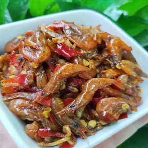 开胃香麻辣虾米拌下饭菜即食小虾仁酱休闲营养零食品海鲜虾仔特产
