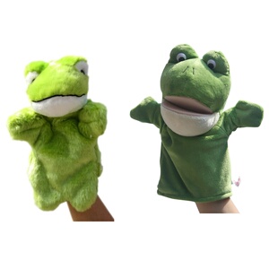 青蛙手偶动物玩具手套幼儿园亲子互动道具舞台剧表演玩偶宝宝安抚