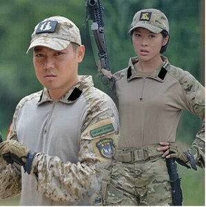 000人付款淘宝我是特种兵3之火凤凰 迷彩服 战术套装 at-fg青蛙紧身衣