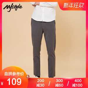 mjstyle topfeeling男装秋冬新款修身时尚休闲长裤男-817530038