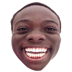 黑人明星搞笑表情包面具 有松紧绳子面罩节日婚庆表演道具接亲