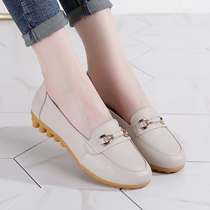 女开车专用鞋夏皮鞋