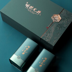 2022初采高端明前龙井茶叶包装盒空礼盒绿茶碧螺春通用礼盒装空盒