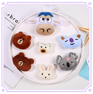 可爱毛绒玩偶胸针小棕熊考拉小兔别针服饰书包鞋子配饰小礼品挂件