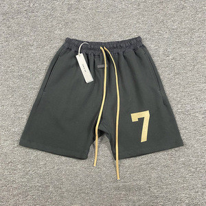fear of god fog第七季主线数字7植绒抓绒运动短裤男女同款宽松
