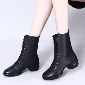 冬天广场舞鞋三步踩女舞鞋室外跳舞鞋女软底冬天舞蹈鞋保暖靴