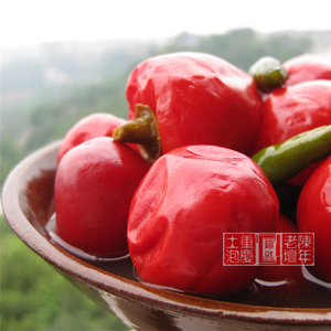 陈泡红灯笼椒四川泡圆辣 坛子椒泡灯笼辣椒泡酸海椒泡椒牛蛙调料