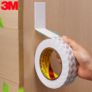 3m双面胶高粘度双面贴强力粘胶海绵汽车车用墙面固定无痕防水胶带